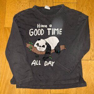 Zara Girls Long Sleeve Graphic Tee